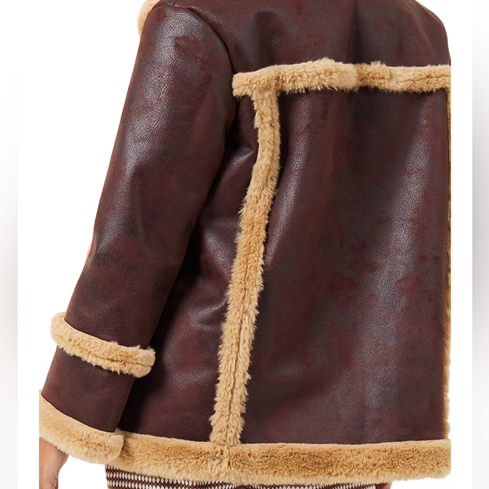 FRENCH CONNECTION BRWON COAT - Picture 8 of 14